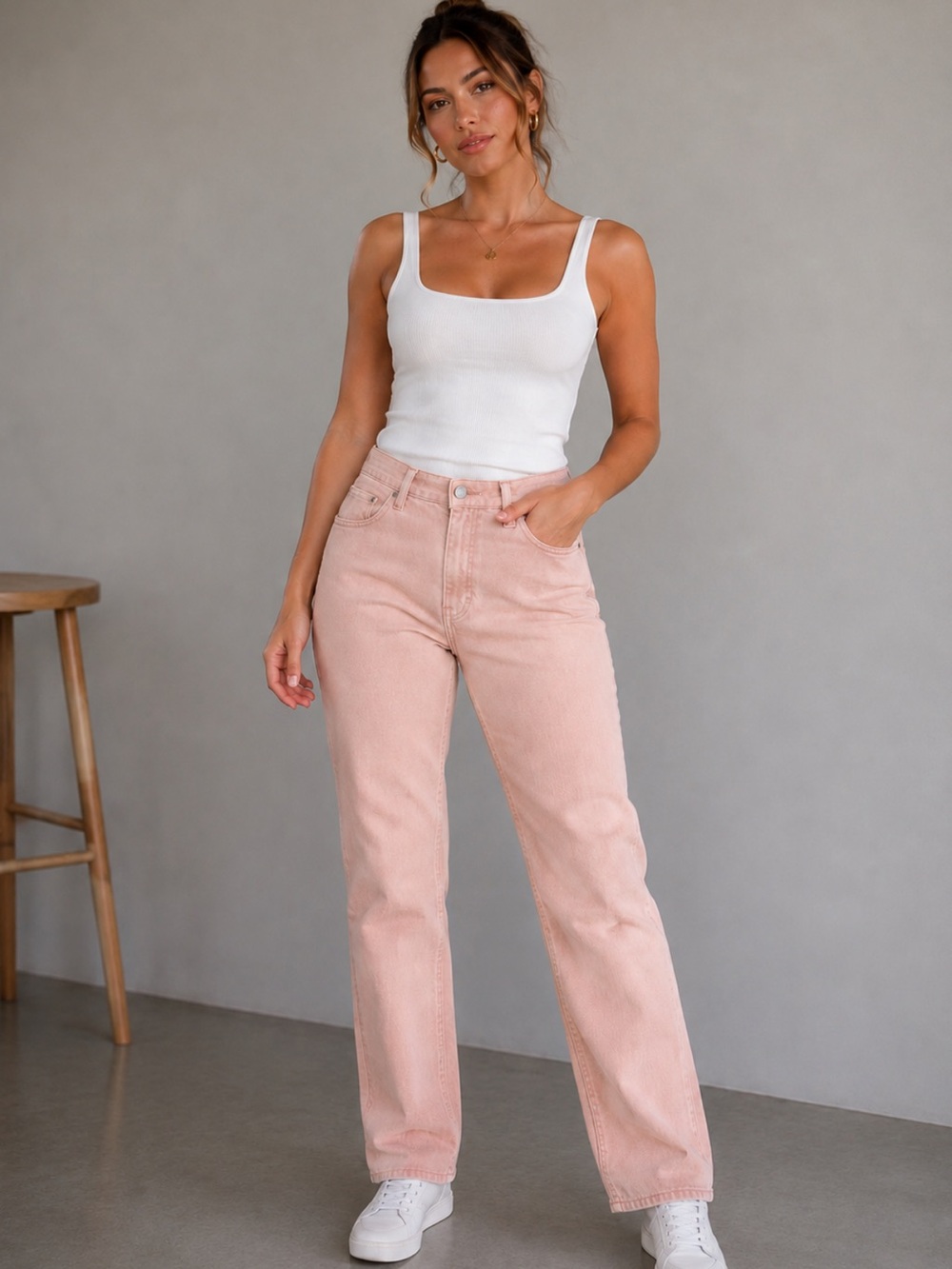 SCOTCH & SODA High Rise Slim Jeans – Size 8 | Pink Denim Fairy Coquette NWT